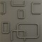 Ekena Millwork 11 7/8in. W x 11 7/8in. H Oslo EnduraWall Decorative 3D Wall Panel Covers 0.98 Sq. Ft. WP12X12OSISG - alternate 1